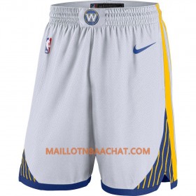 Golden State Warriors Homme Shorts Blanc 2018-19 Nike Swingman